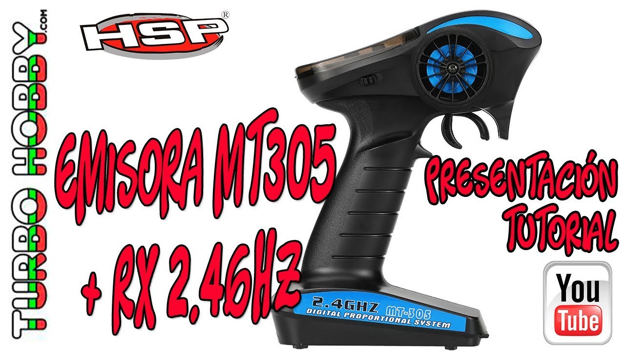Emisora 2.4ghz RC MT305 ideal para iniciación: Turbohobby.com