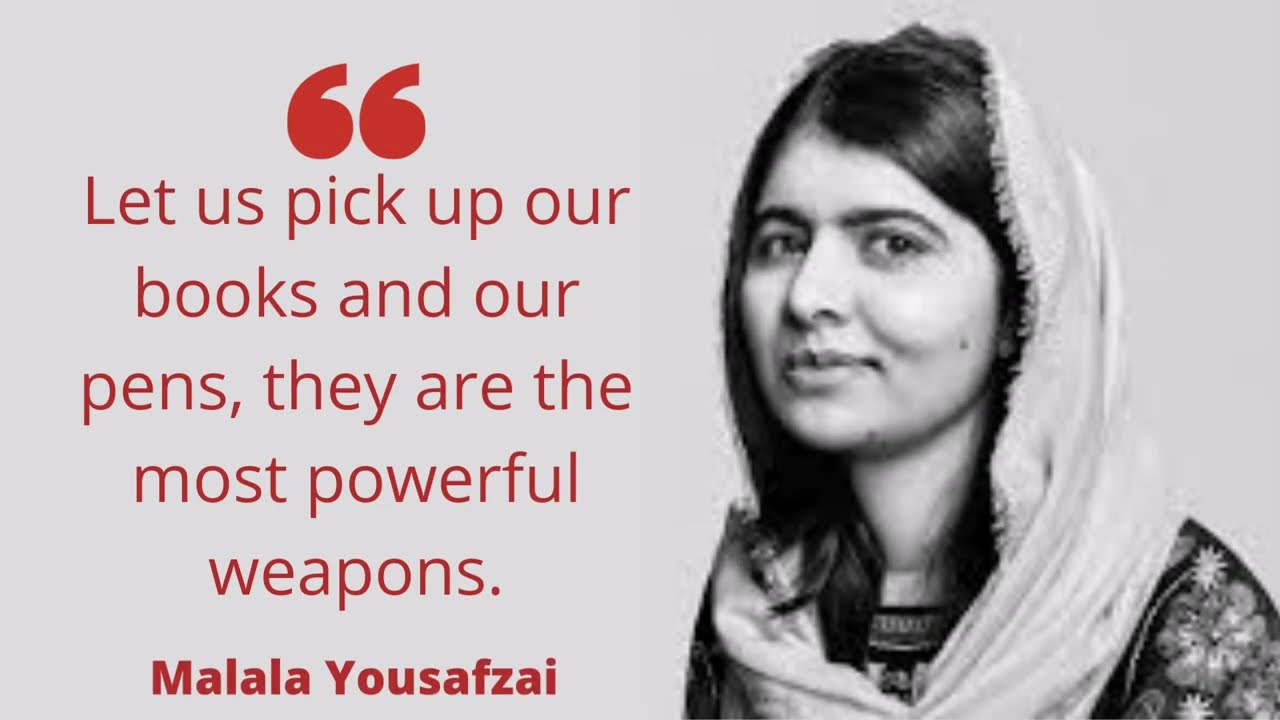 Malala Yousafzai Motivational Quotes ||  malala quotes /Education and Women || inspirational quotes