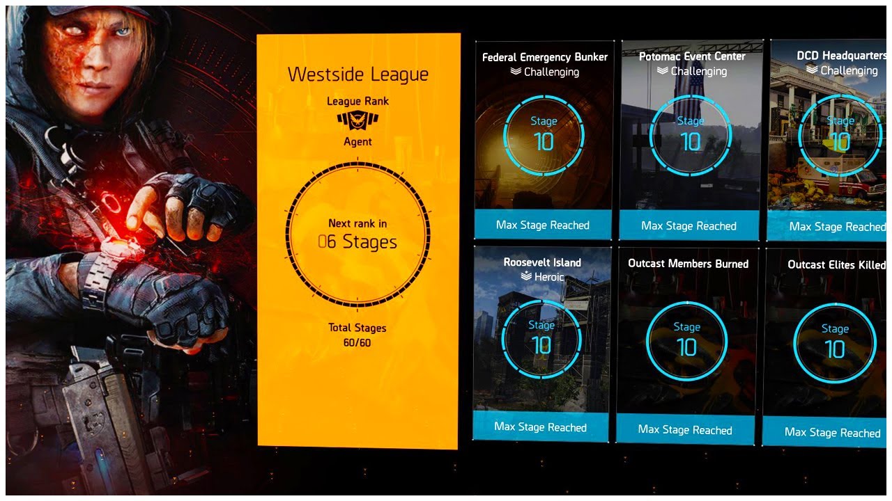 WESTSIDE LEAGUE Tips to Complete ALL 60 STAGES in The Division 2!