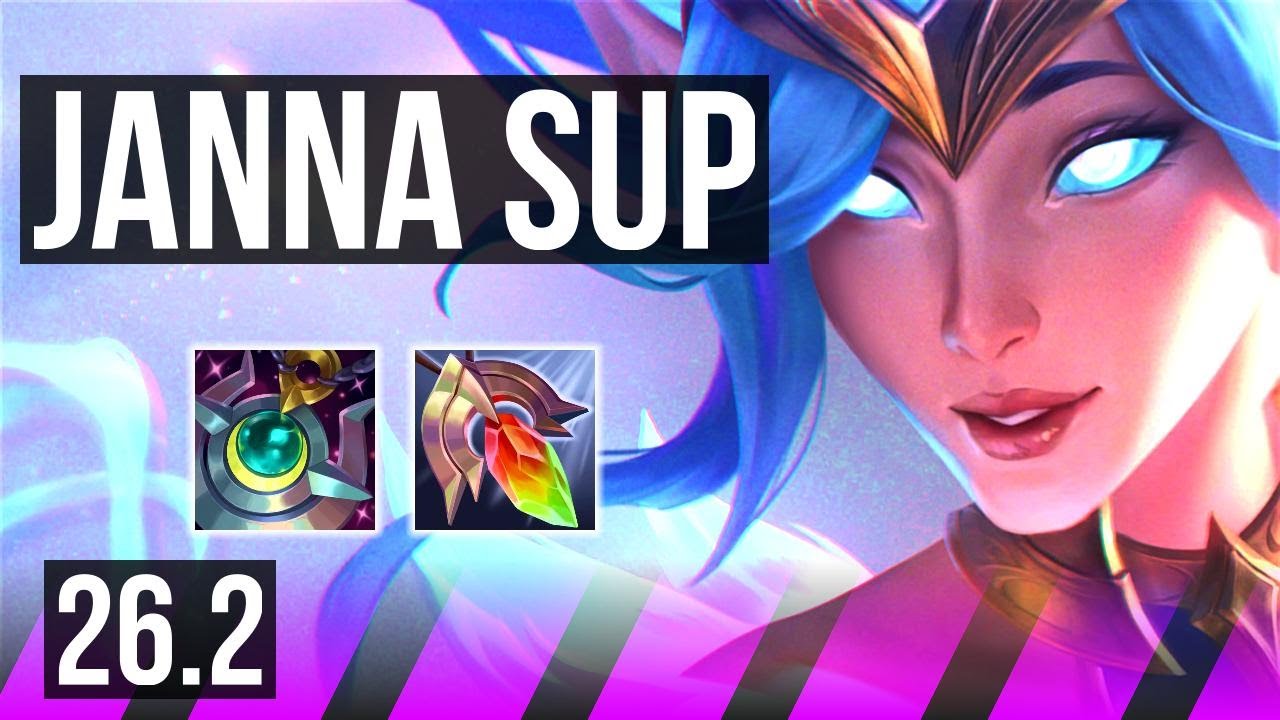 JANNA & Samira vs NAUTILUS & Yunara (SUP) | Good KDA: 3/1/18 | EUW Grandmaster | 26.2