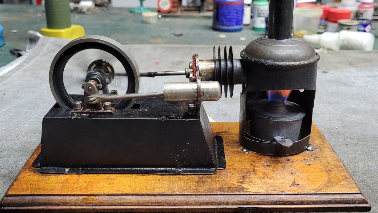 Small Carette hot air engine sterling motor