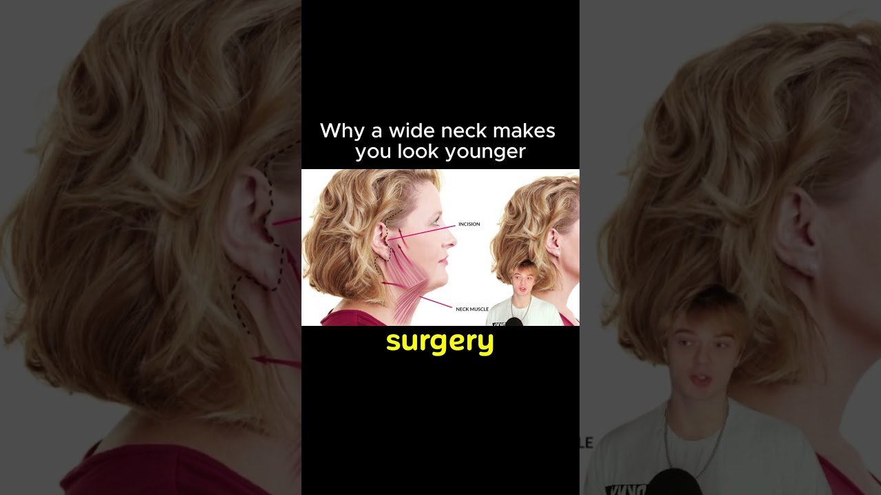 A wide neck makes you look younger