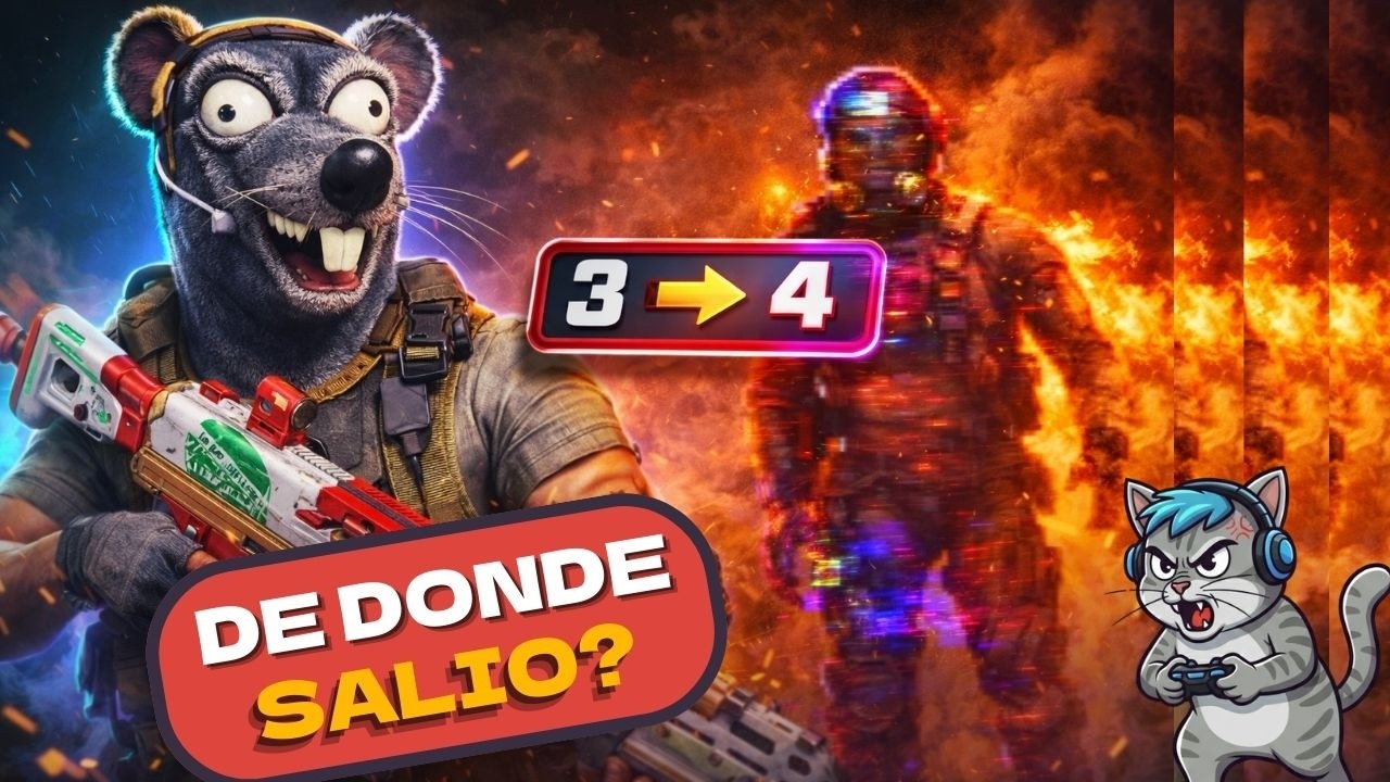 ERAN 3… Y DE PRONTO APARECIÓ OTRO 😳 WTF WARZONE FINAL CIRCLE