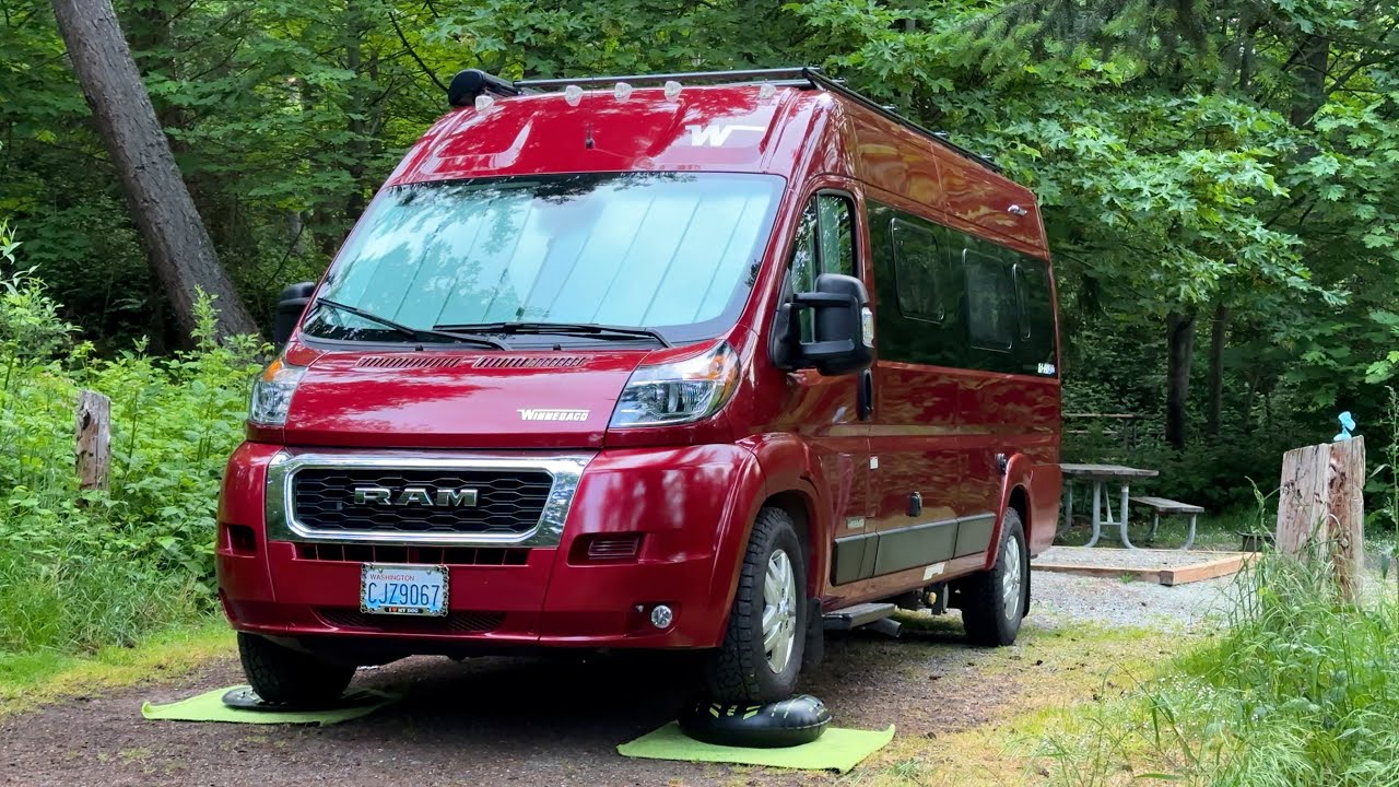 Dry Camping in our Travato at Camano Island State Park