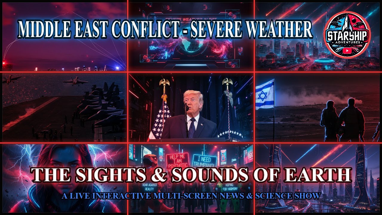 🔴 LIVE AntiAmerican Protests - Operation Epic Fury & Severe Weather - The Sights & Sounds of Earth