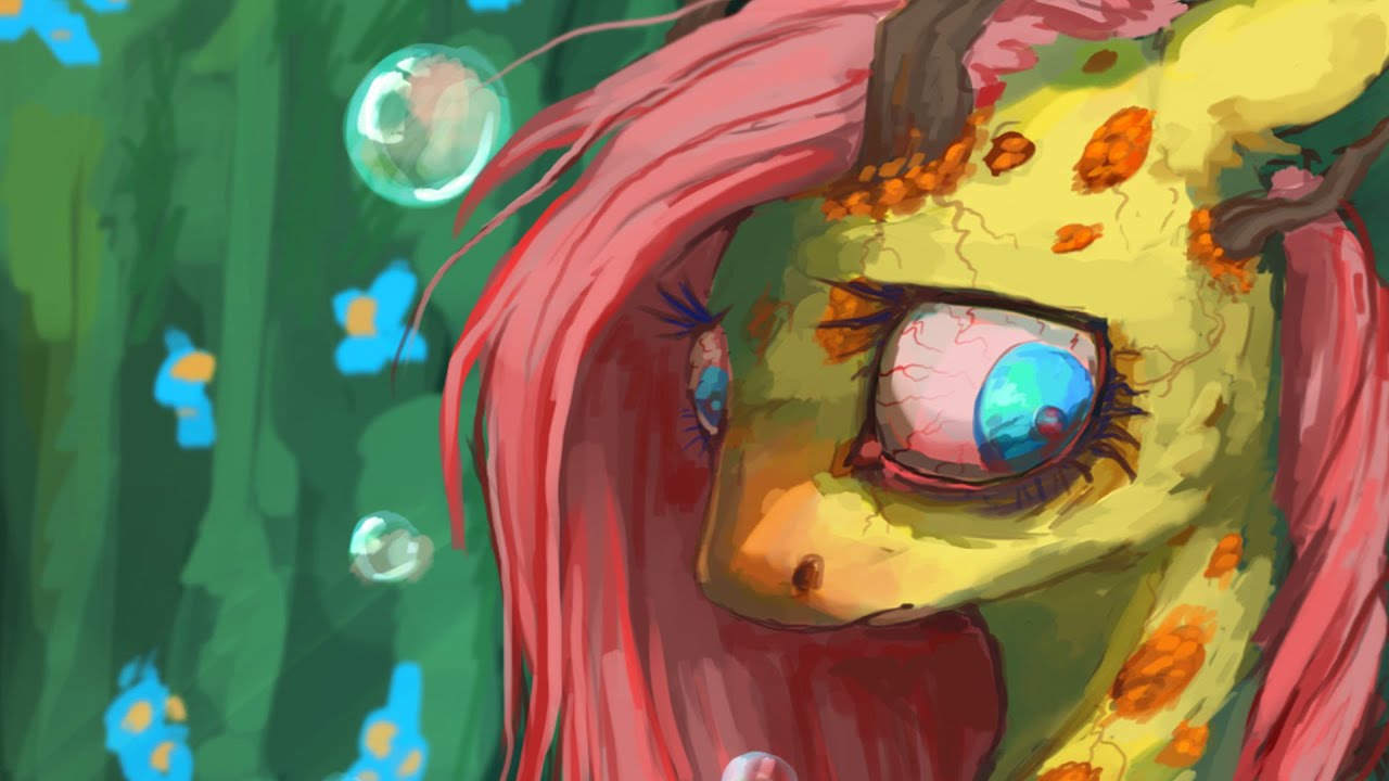 MLP Speedpaint Fluttershy Swamp fever