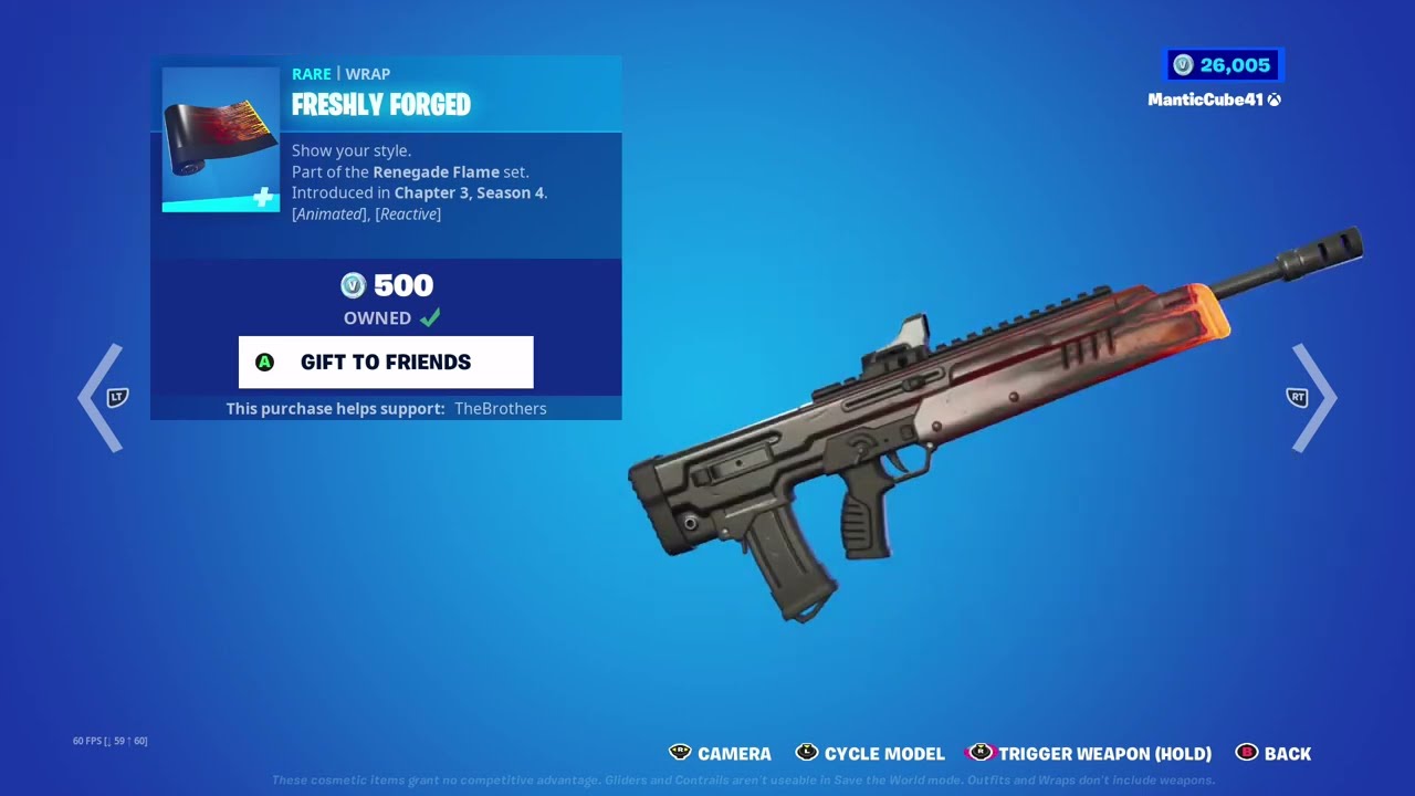 *NEW* FRESHLY FORGED WRAP!! (ANIMATED / REACTIVE)