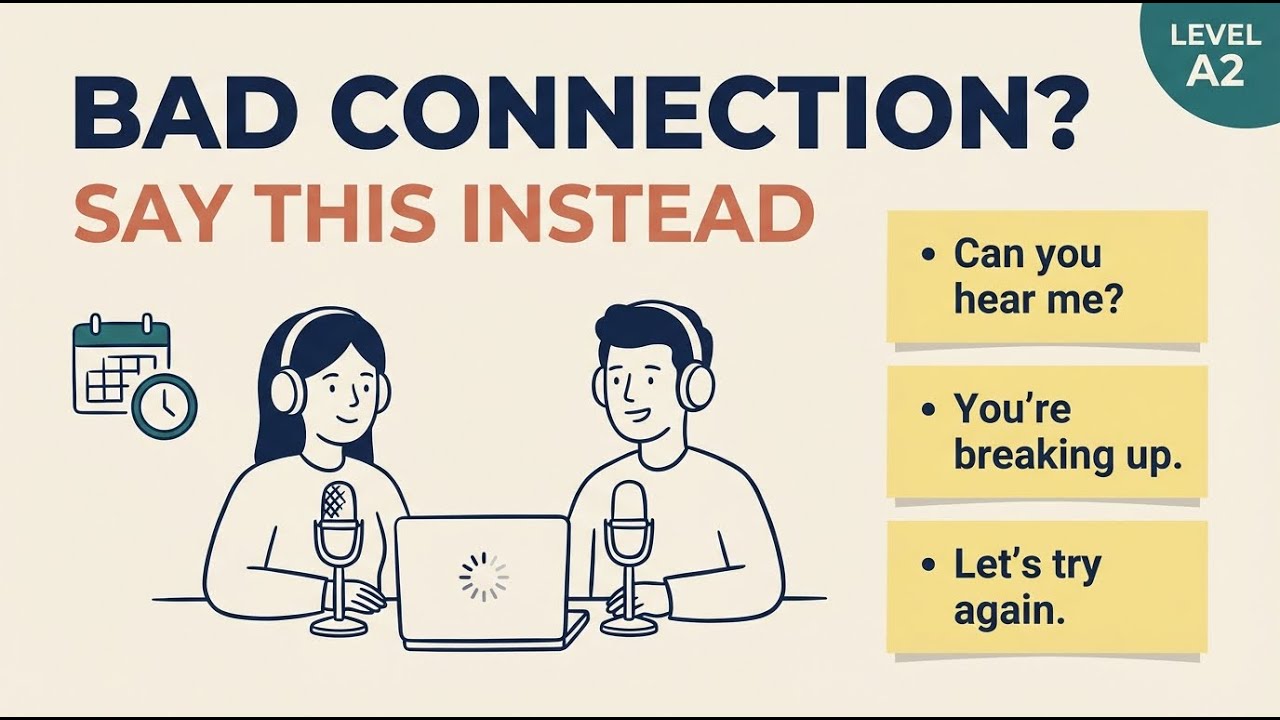 English for Video Meetings: What to Say When the Connection Fails