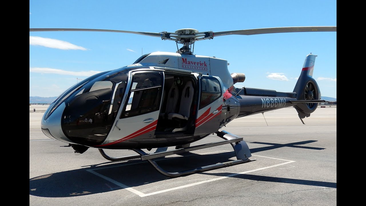 Airbus EC130 T2 Las Vegas Strip Daytime Helicopter Tour - Maverick Helicopters H130 (GoPro) N886MH