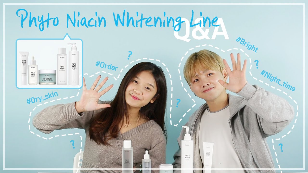 [NACIFIC] Nacific Best Selling Phyto Niacin Witening Line Q&A🤍