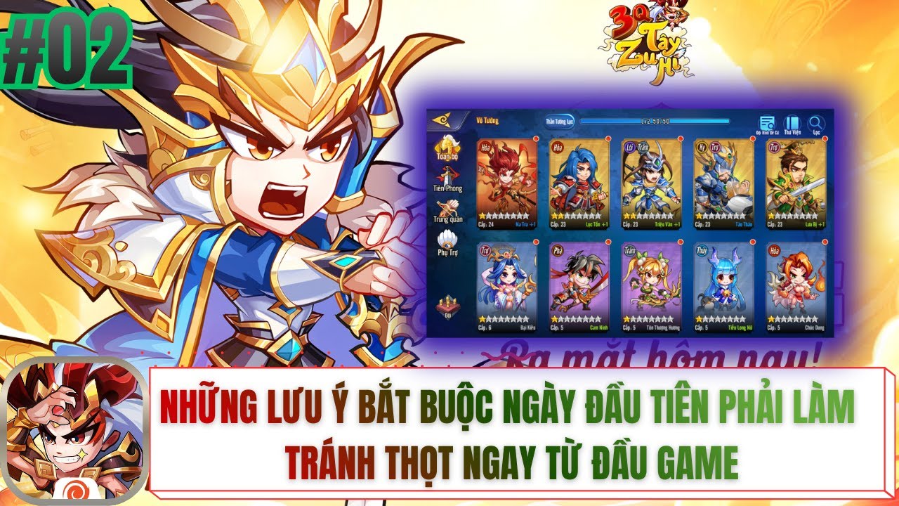 3Q TÂY ZU HÍ #02 - Những Lưu Ý Bắt Buộc Ngày Đầu Tiên Phải Làm Tránh Thọt Ngay Từ Đầu Game