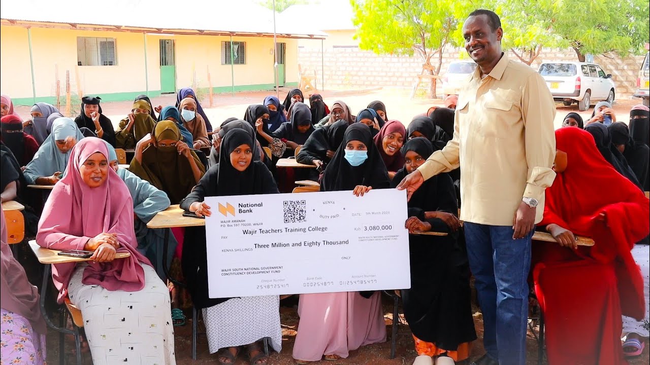 MP Mohamed Adow Sponsors 40 Students with 3,080,000 KSH for Teaching Course.
