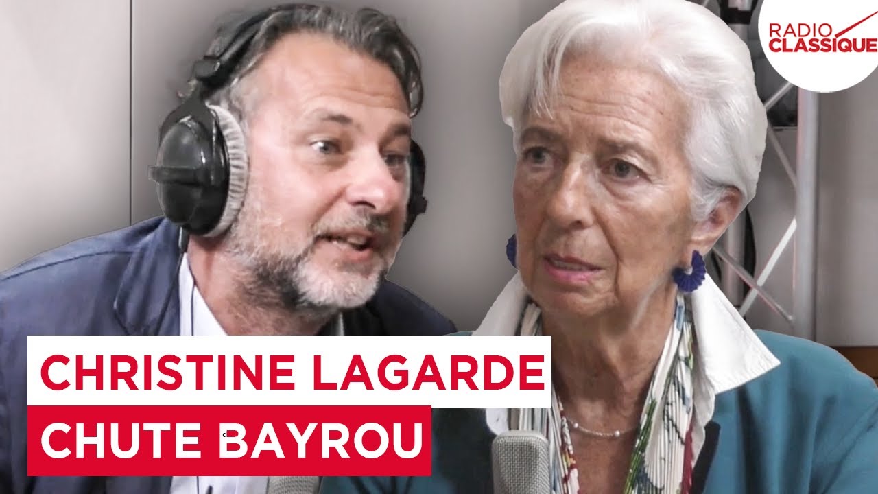 Christine Lagarde évoque « un risque préoccupant » en cas de chute du gouvernement Bayrou