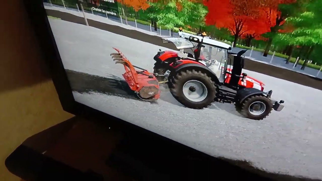 Lanchon christophe patron  8740s massey ferguson dyna vt  équipement forestier  pour faire une plei