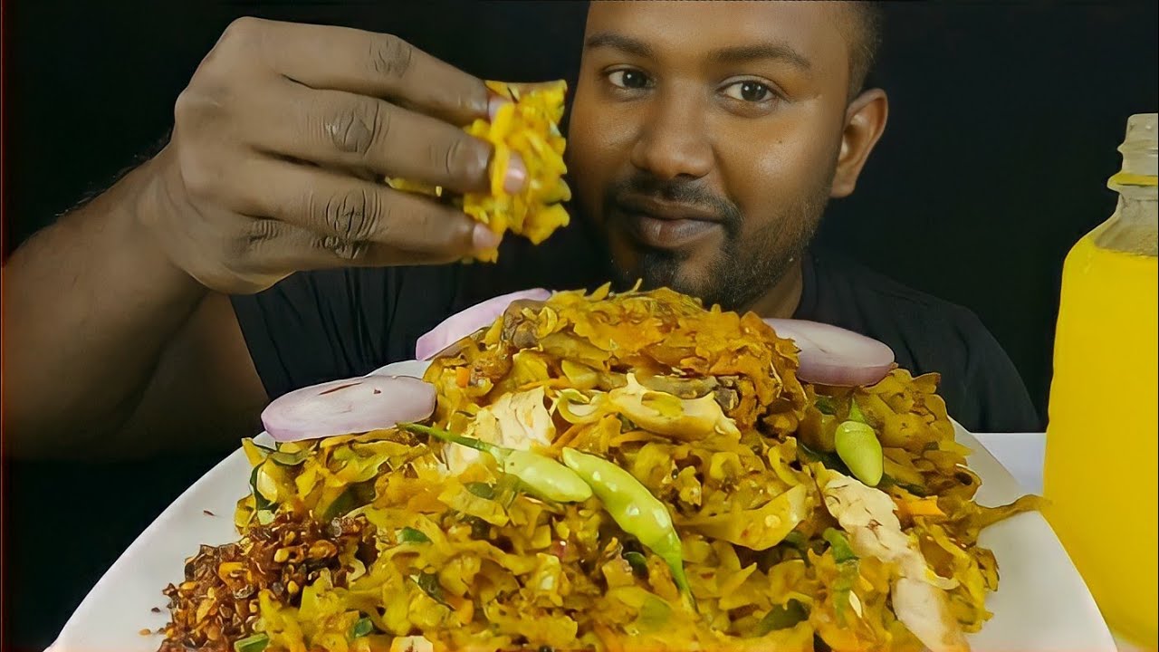 spicy chicken kottu | eating show | mukbang | ASMR #dilNtaste