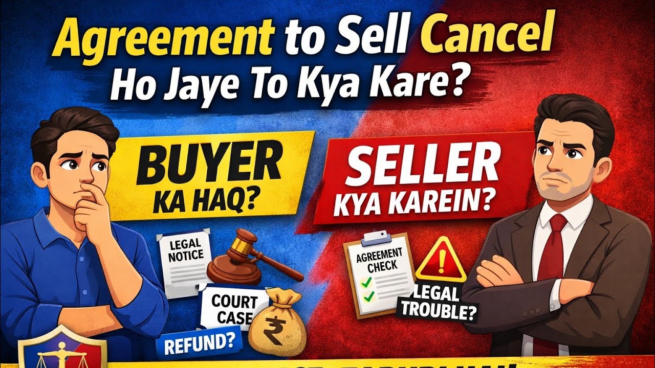 Agreement to Sell Cancel Ho Jaye To Kya Kare? | Buyer & Seller Legal Rights Explained