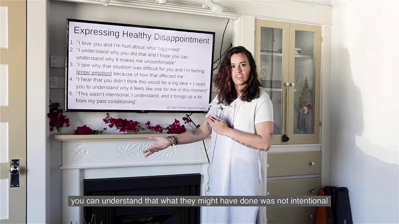 Here's what to do when you're disappointed with someone