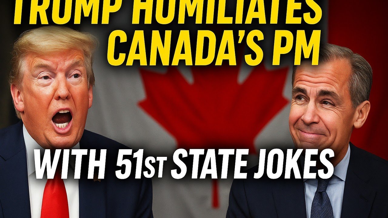 🔥 Trump HUMILIATES Canada&rsquo;s PM With 51st State Jokes &mdash; Carney&rsquo;s Awkward Smiles Go Viral