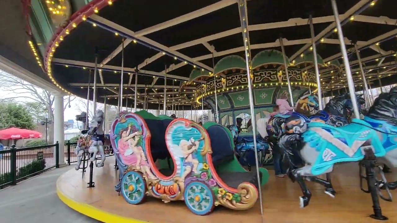 The Grand Carousel at Carowinds #carowinds