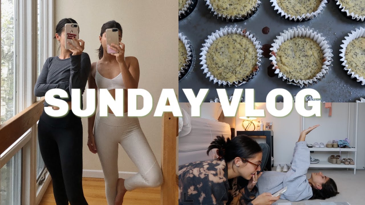 VLOG: yoga, lemon poppy seed muffins, mini q&a (dating, blogging)