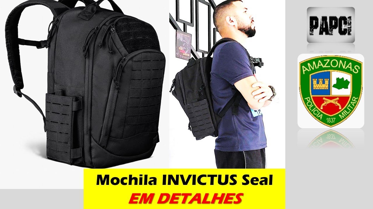 MOCHILA tática INVICTUS SEAL (primeiras impressões) 🥇