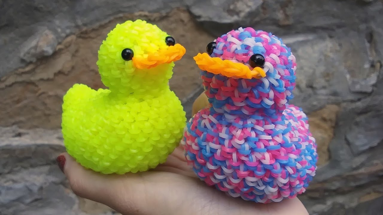 Loomigurumi Big Rubber Duck Tutorial (Rainbowloom)