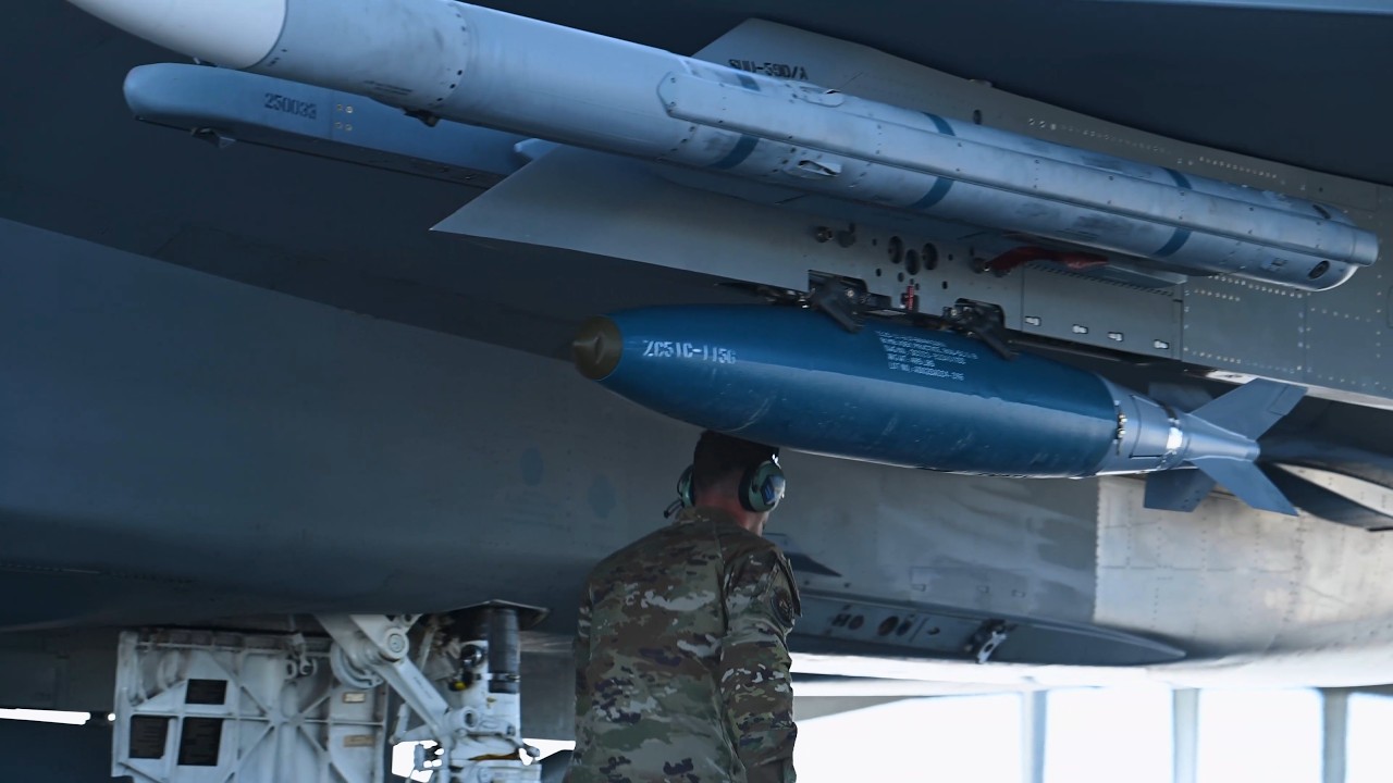 Air Force F-15EX Eagle IIs use Air-to-Ground Munitions for the 1st Time