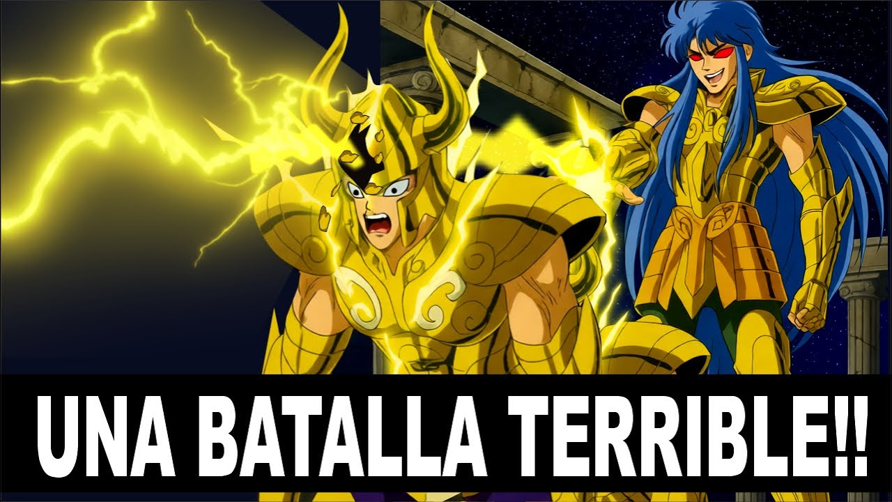La Saga de los Titanes!! ep 9 La TERRIBLE batalla donde Saga DERROTO a Milo - Saint Seiya Episodio G