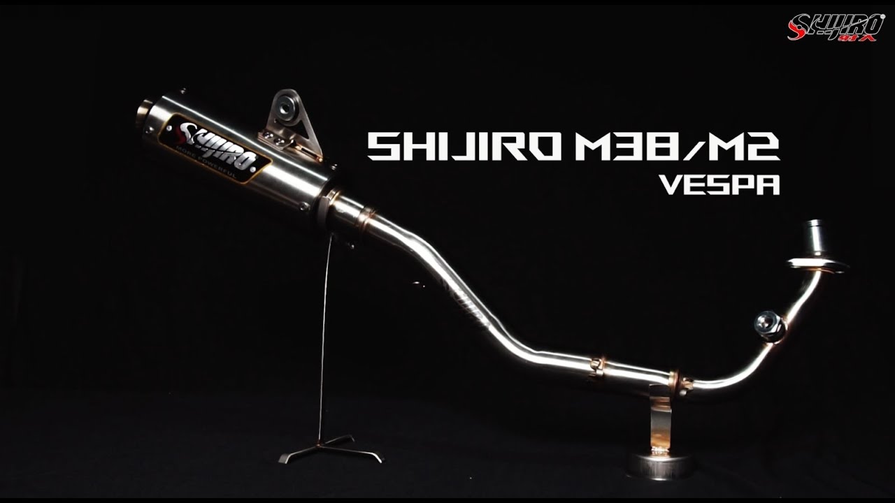 SHIJIRO EXHAUST M38/M2 - VESPA150