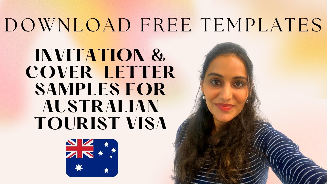 How to write invitation letter & cover letter for Australia Tourist Visa| Free templates to download