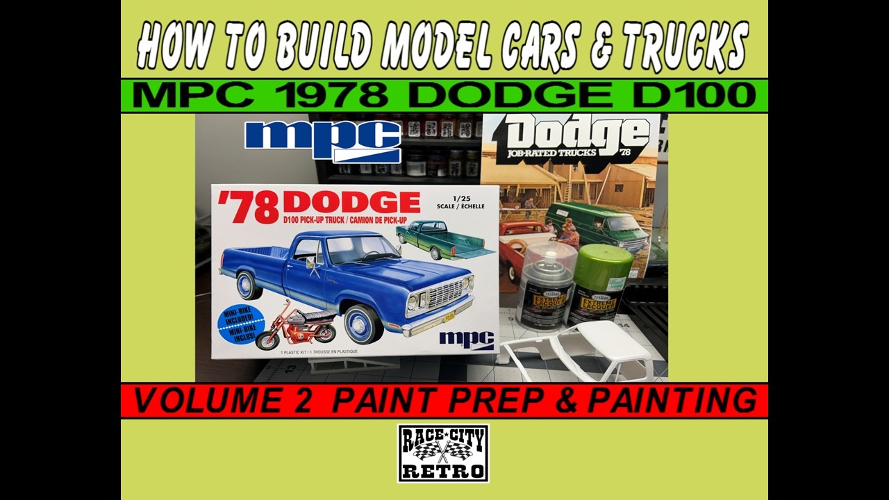 HOW TO BUILD MODEL CARS & TRUCKS DODGE D100 VOL 2 PAINT