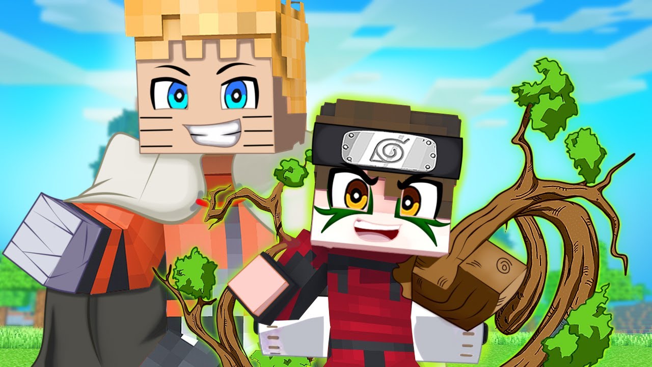 TREVIN HASHIRAMA foi ADOTADO PELO NARUTO UZUMAKI no MINECRAFT