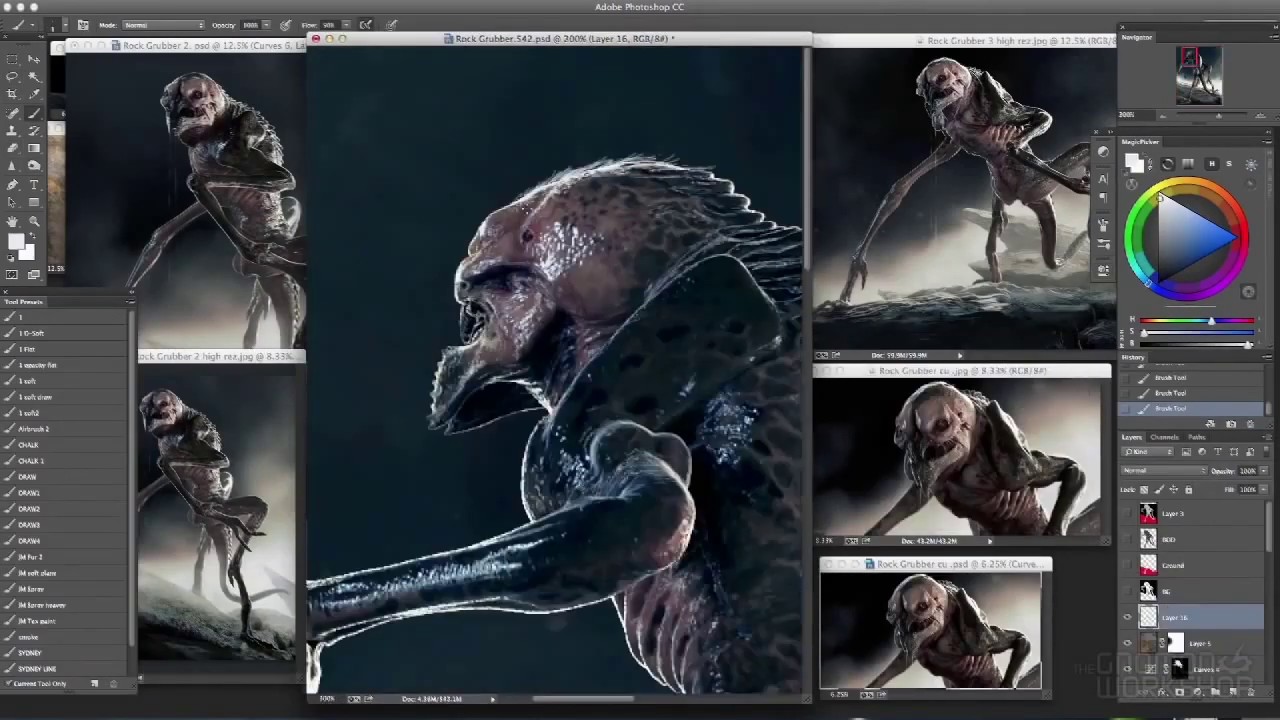 3D Creature Design  Alien Rock Grubber Concept, Model, Texture, Render with Jerad S  Marantz