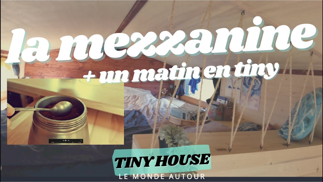 MEZZANINE / CHAMBRE de notre TINY HOUSE :)