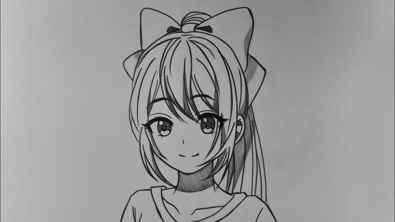 Cara Menggambar Anime Cewek Cantik Untuk Pemula Step by Step