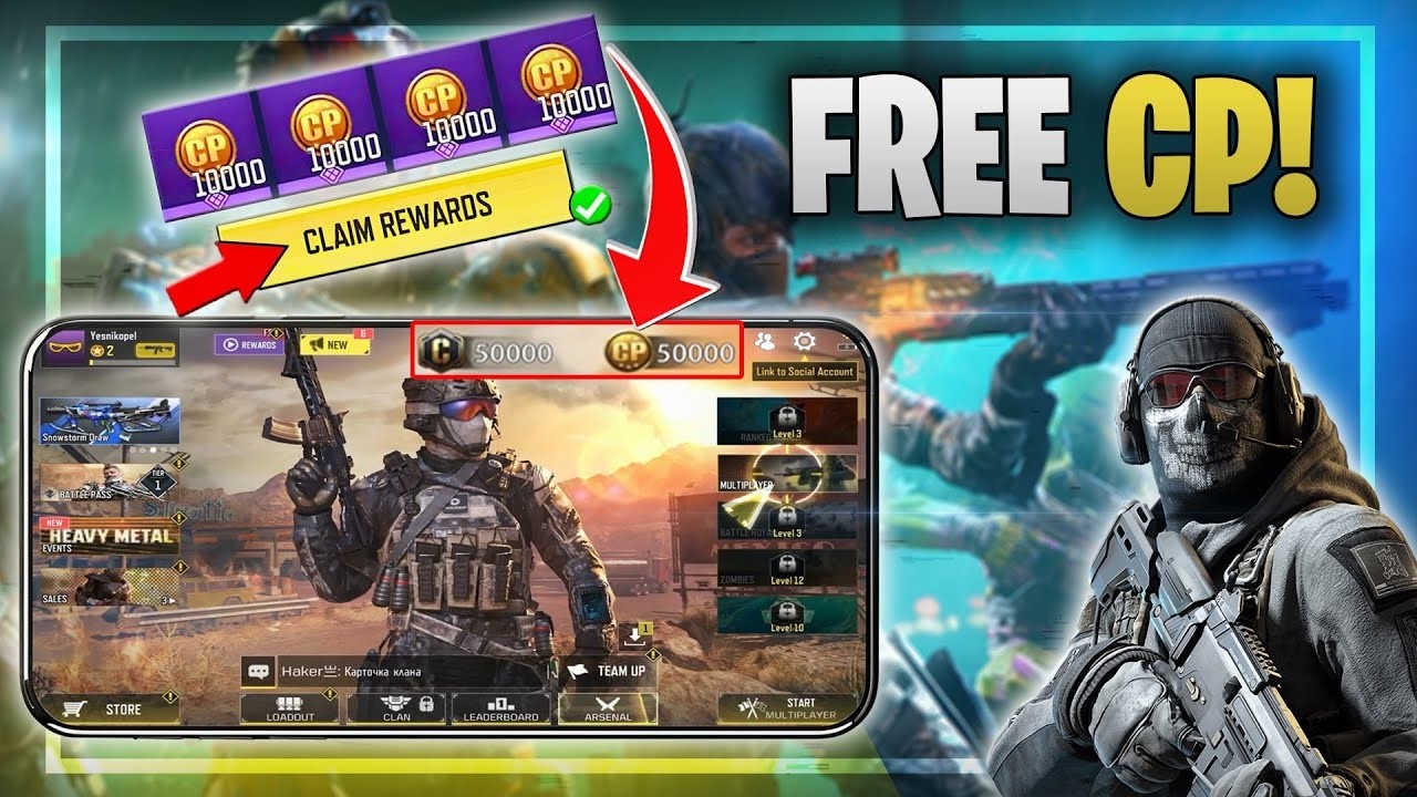 COD Mobile Hack/Mod apk - COD Mobile Mod MENU - UNLIMITED CP, WH, AIMBOT (iOS Android) 2026