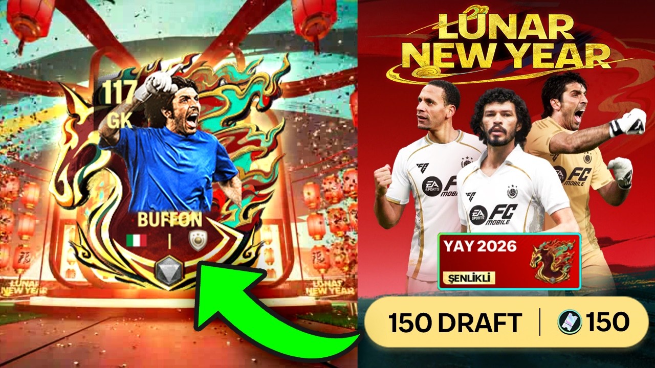 EFSANEVİ 150 TANE DRAFT YENİ AY YILI PAKET AÇILIMI 117 GEN ÇIKTI MI? FC Mobile