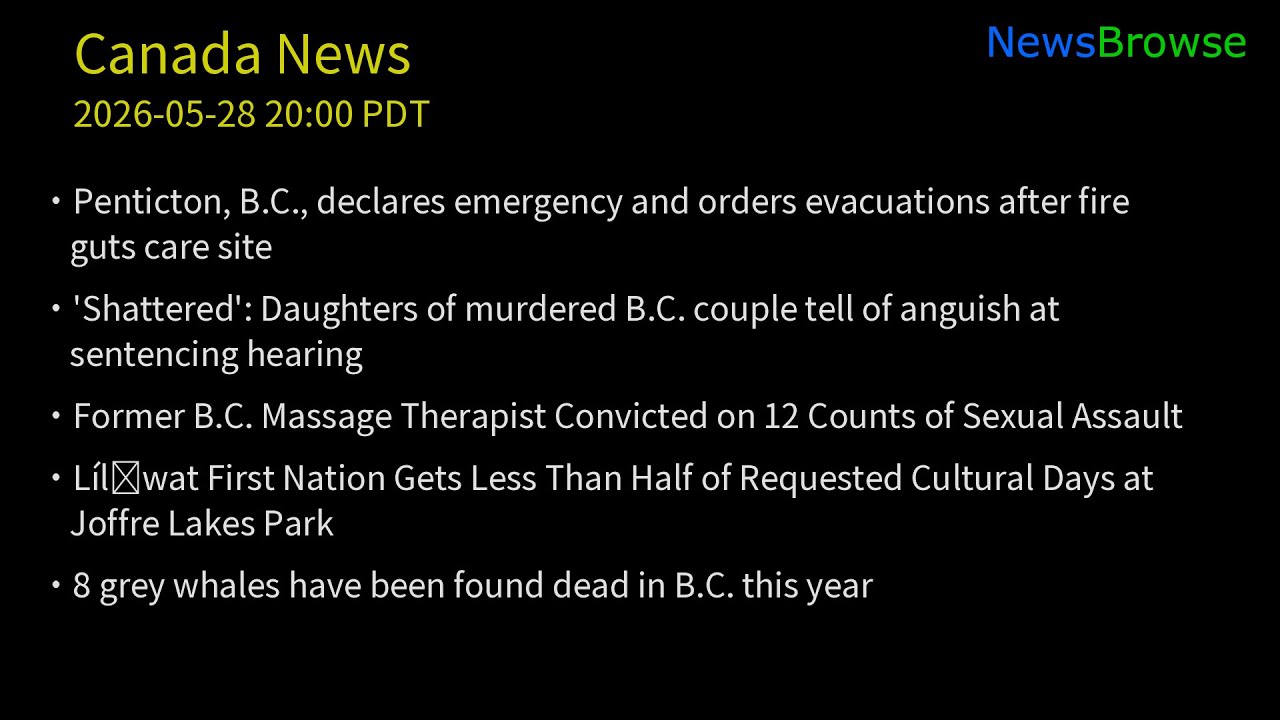 Penticton, B.C., declares emergency and orders evacuations after fire guts care site
