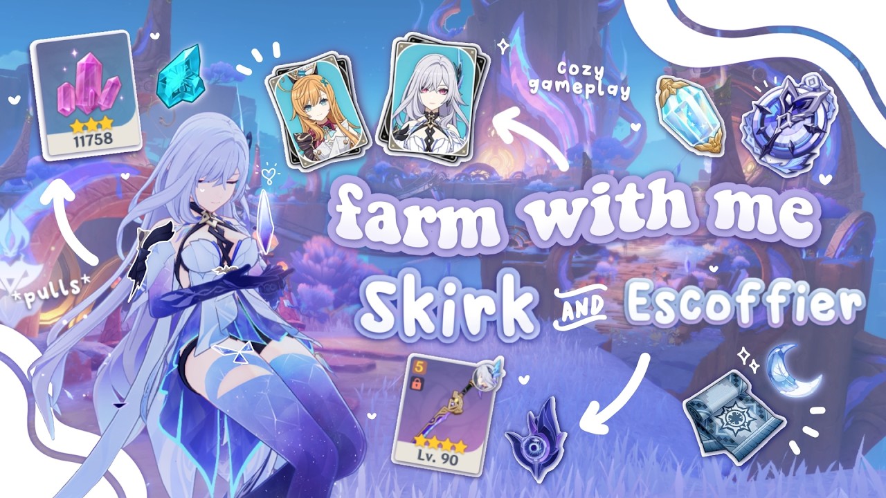 building skirk and escoffier! + pulls ₊˚❄️ʚ︰cozy voiceovers and gameplay | Genshin Impact