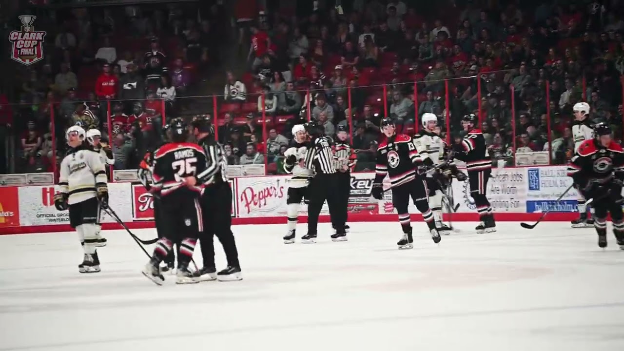 Linesman Mic'd Up for the Clark Cup Final 🎙️