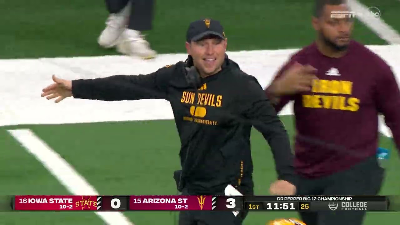 2024 Big 12 Championship Game: #16 Iowa State vs #15 Arizona State Full Game