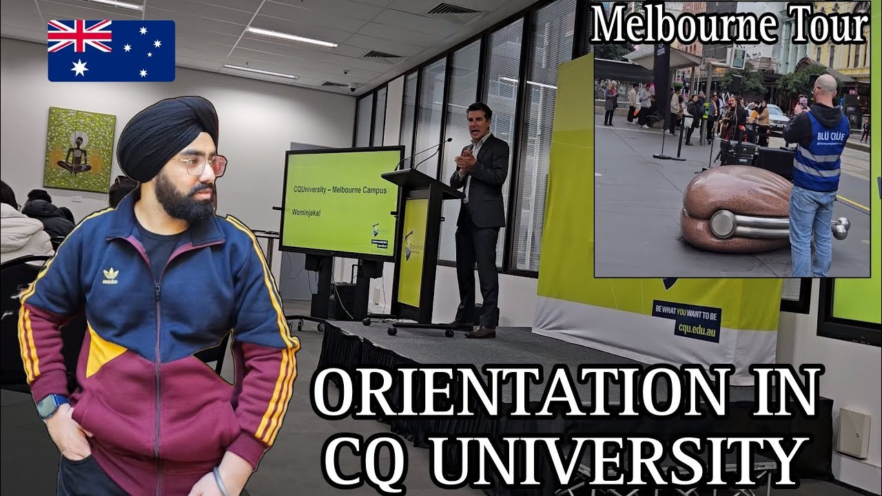 Cq University Orientation 2023 | Melbourne Tour | International student in Australia Vlog 3