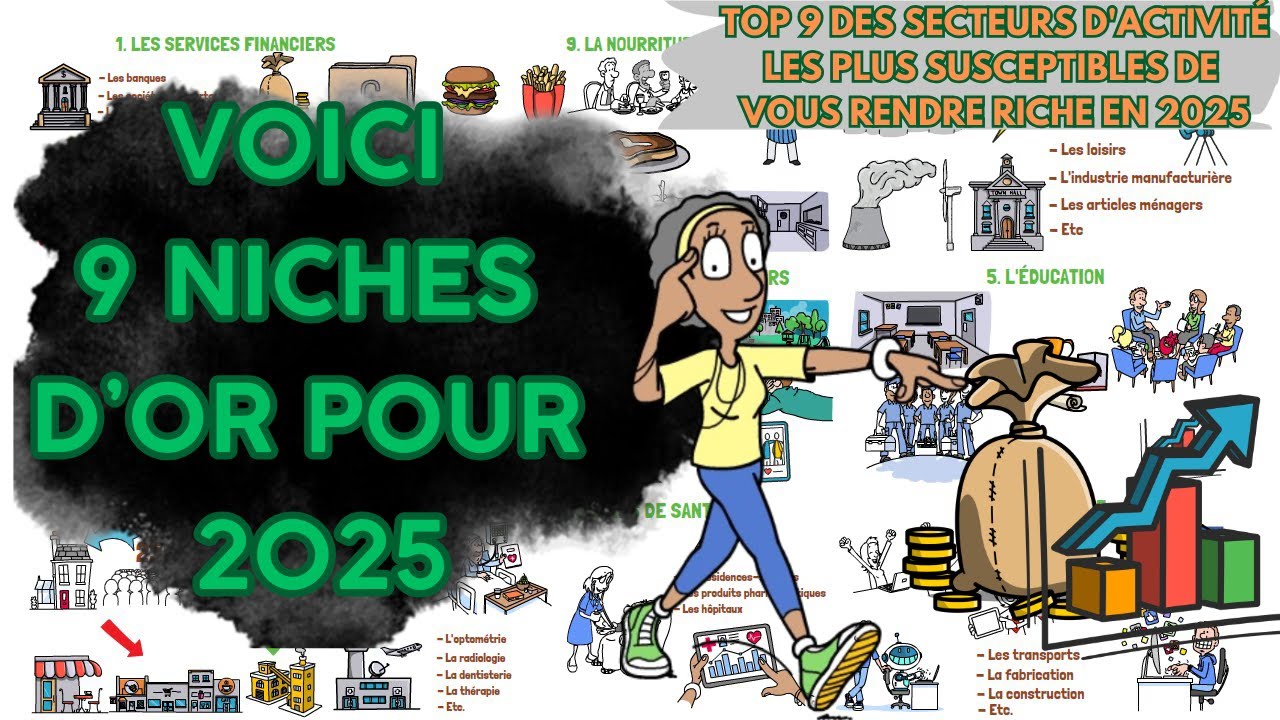 TOP 9 DES SECTEURS D'ACTIVIT&Eacute; LES PLUS SUSCEPTIBLES DE VOUS RENDRE RICHE EN 2025