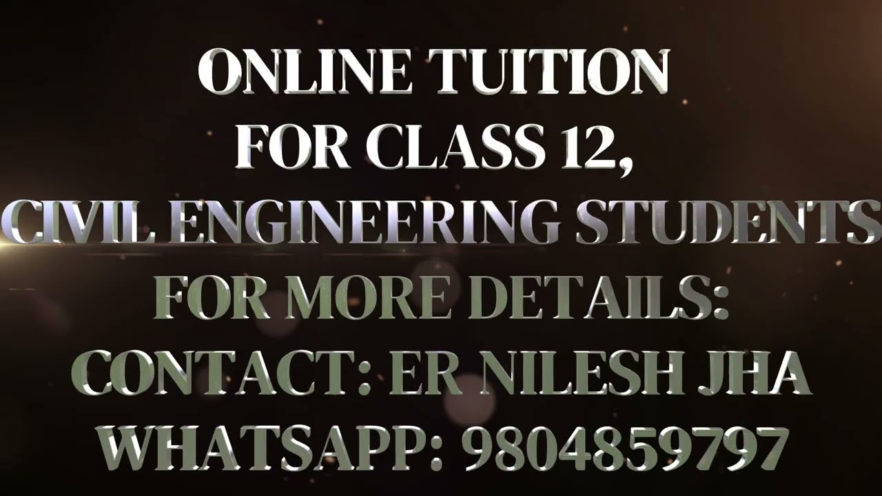 ONLINE TUITION FOR CLASS 12 || Balanced section, Under-Reinforced section, Over-Reinforced section