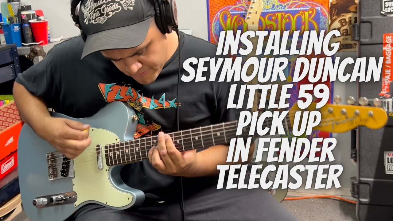 Installing Seymour Duncan SL59-1 Little 59 in Fender Telecaster