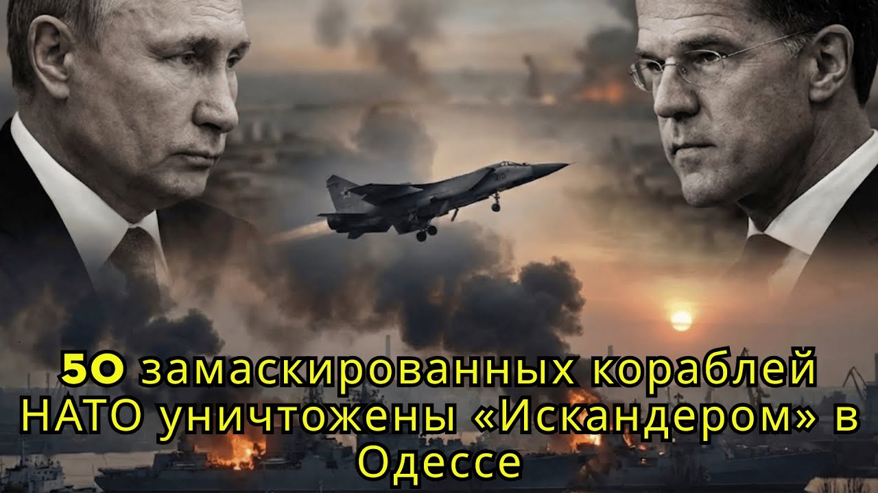 50 замаскированных кораблей НАТО уничтожены «Искандером» в Одессе | Военный Обзор