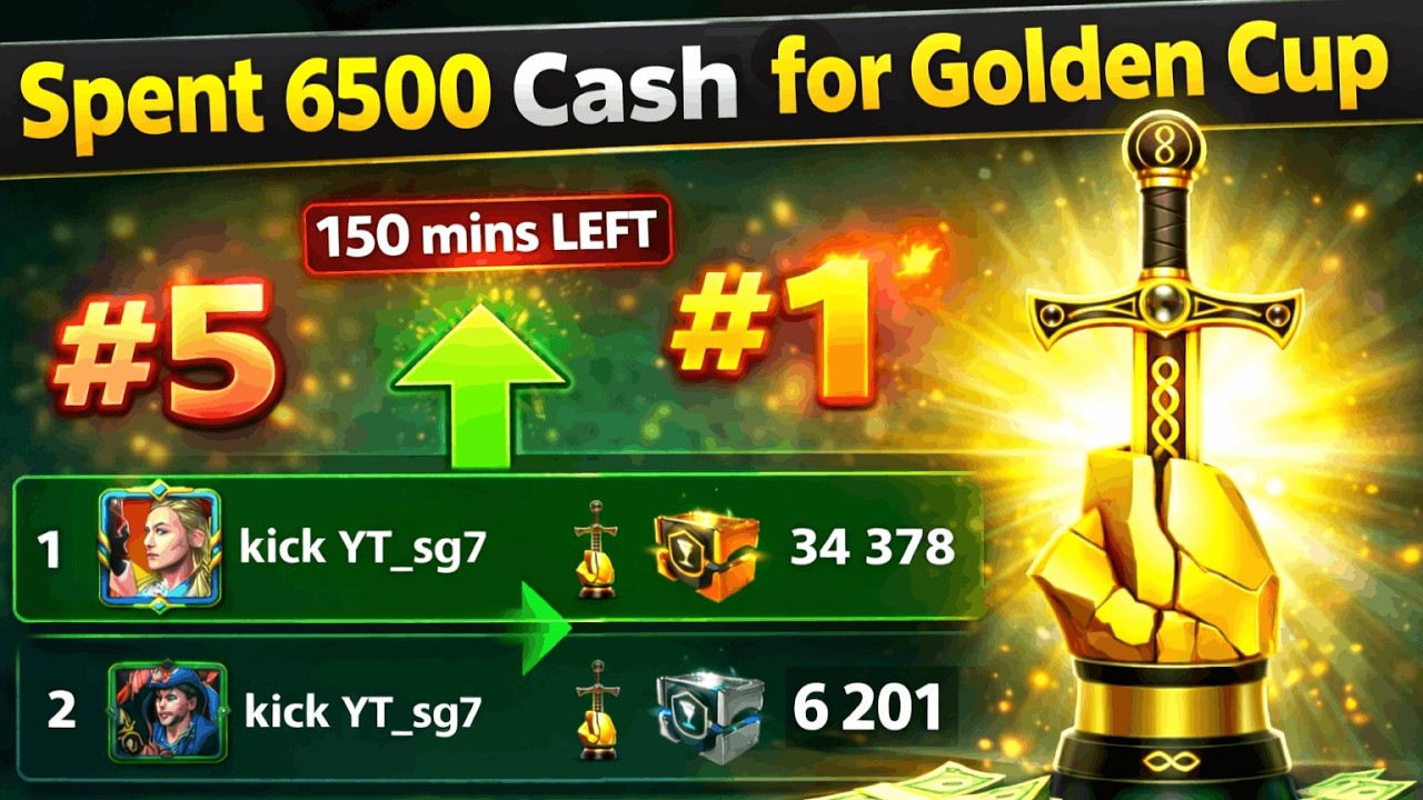 Я потратил 6500 наличными на золотой кубок 🤯