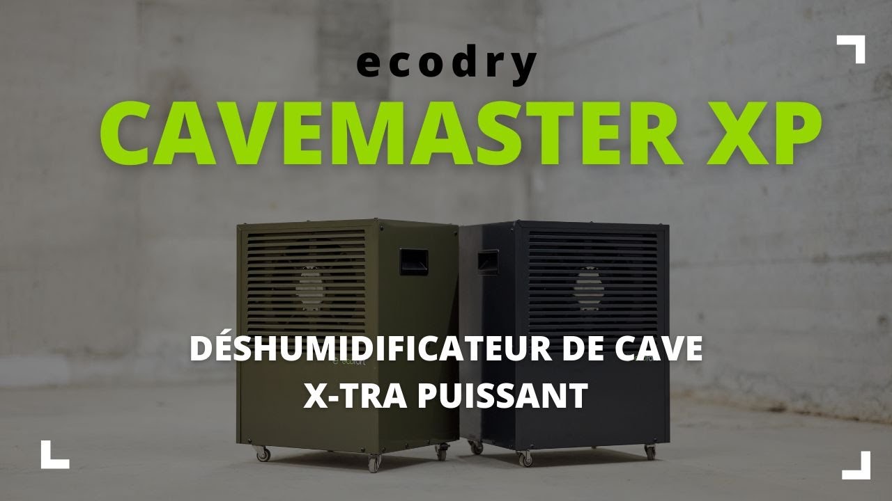 Déshumidificateur de cave puissant ecodry CaveMaster XP - Xtra puissant