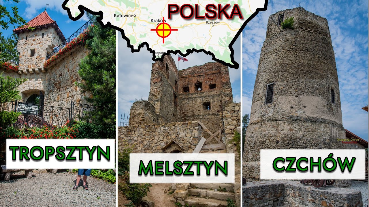 Zamek Tropsztyn, Melsztyn i Czchów.