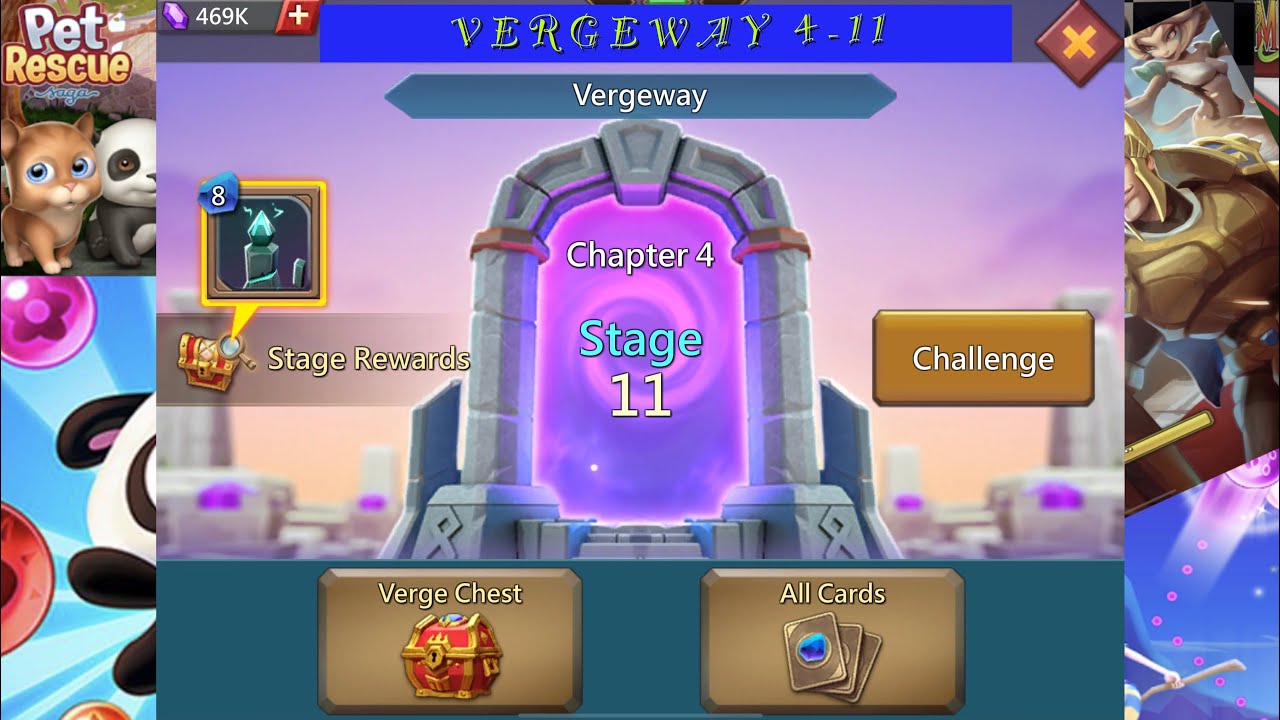 🗡Lords Mobile - Vergeway - Chapter 4 Stage 11